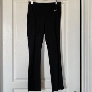 Roz & Ali Women’s Black dress pants; Size 8; tapered leg, ankle length